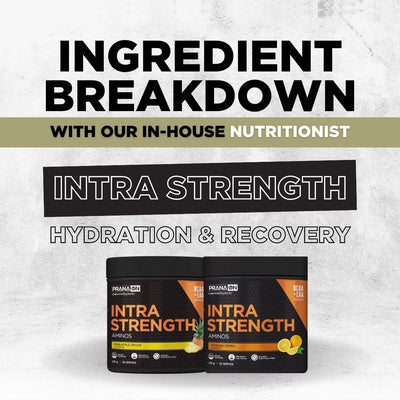 INTRA STRENGTH - AMINOS - INGREDIENT BREAKDOWN WITH OUR NUTRITIONIST
