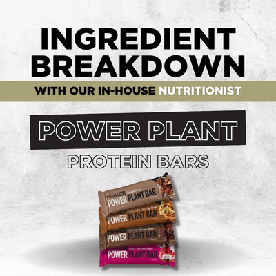POWER PLANT BAR - PROTEIN BARS - INGREDIENT BREAKDOWN WITH OUR NUTRITIONIST