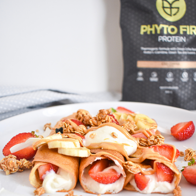 Honeycomb Protein Crepes