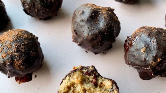 Salted Caramel Crunch Protein Balls