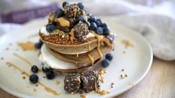 Fluffy Vegan Gluten Free Protein Pancakes