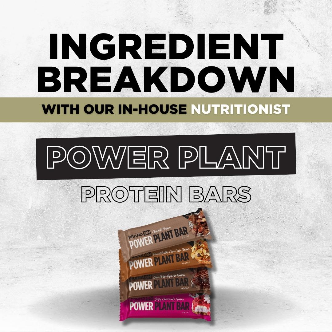 POWER PLANT BAR - PROTEIN BARS - INGREDIENT BREAKDOWN WITH OUR NUTRITIONIST