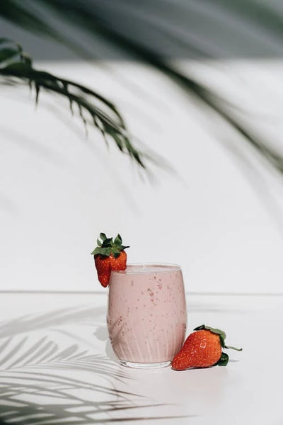The Best PB+J Protein Smoothie Ever