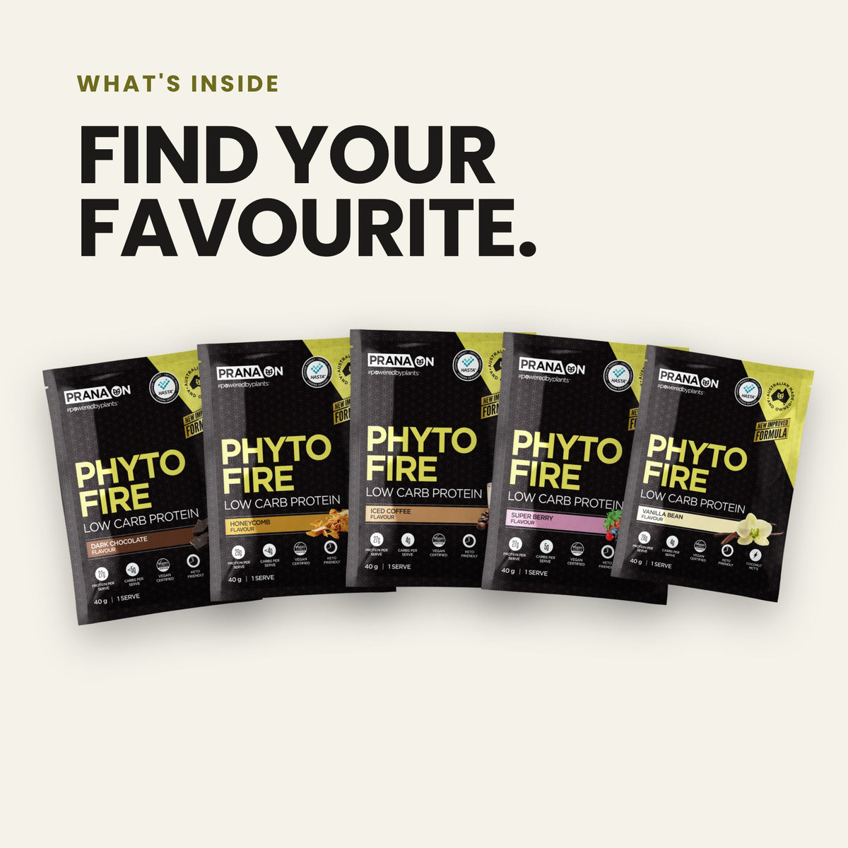 Phyto Fire Variety Pack - 5 Flavours